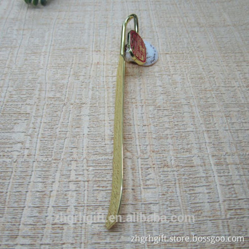 Golden Metal Logo Design Printed Bookmark Personalized Bookmark